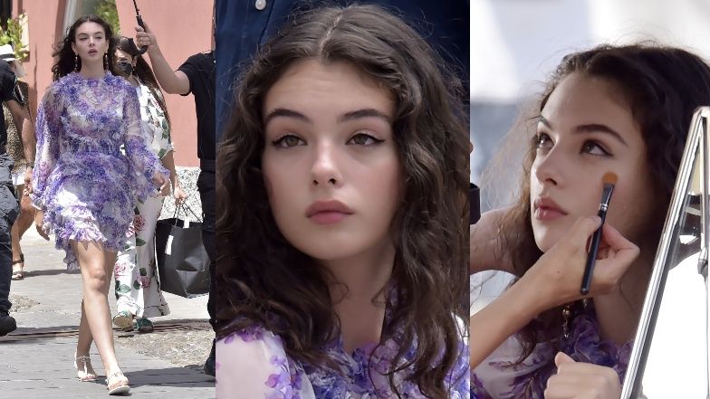 Deva Cassel - 16-letnia córka Moniki Bellucci i Vincenta Cassela pracuje na planie