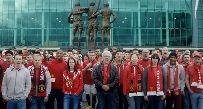Dawni i obecni piłkarze Manchesteru United reklamują Chevroleta (wideo)