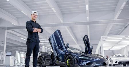 Lando Norris odebrał swojego mclarena 765LT spider. Kiedyś będzie wart fortunę