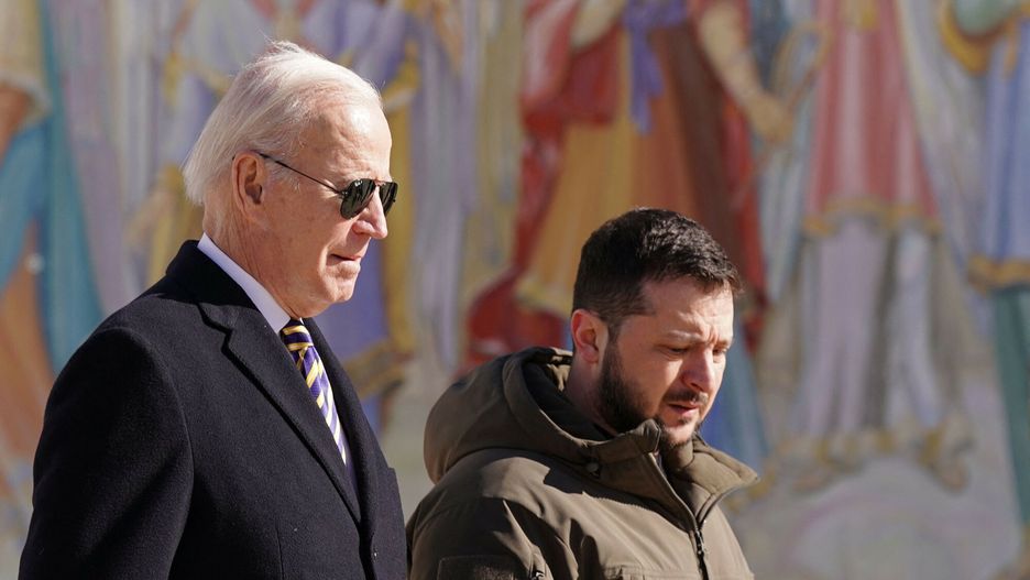 Biden Zełenski Kijów