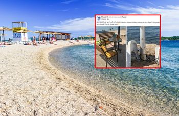 Betonują parasole i przypinają leżaki. Tak "zajmują" plażę w Chorwacji