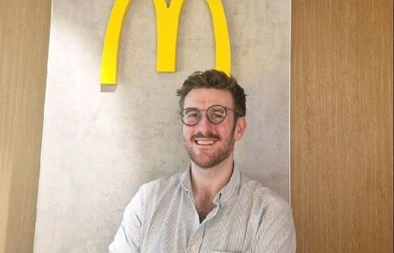 Kamil Wójcik w dziale marketingu McDonald's Polska