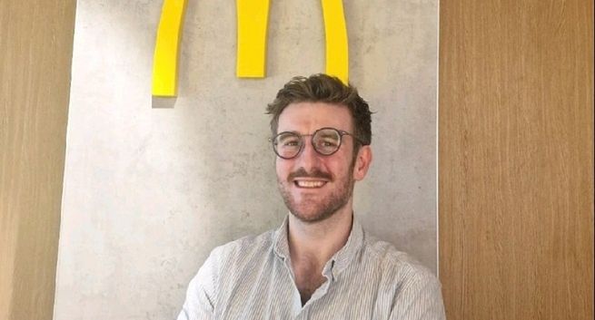 Kamil Wójcik w dziale marketingu McDonald's Polska