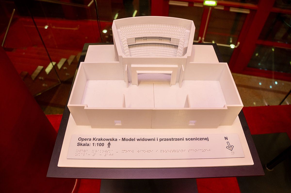 Opera Krakowska - model sceny