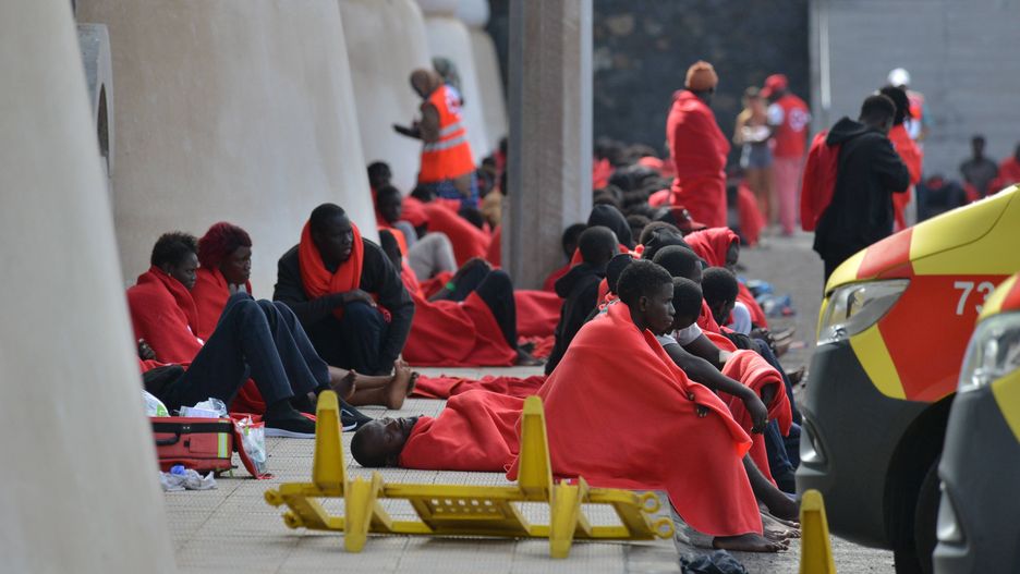 271 uratowanych migrantów, Hiszpania