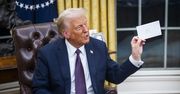 Trump znalazł kopertę w Gabinecie Owalnym