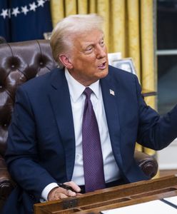 Trump znalazł kopertę w Gabinecie Owalnym
