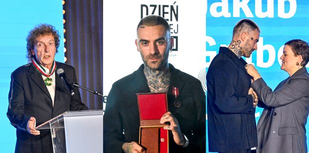 DAWNO NIEWIDZIANY Quebonafide nagrodzony medalem Gloria Artis. Wyróżniono też Lady Pank. Panasewicz z tej okazji ZDJĄŁ OKULARY (ZDJĘCIA)