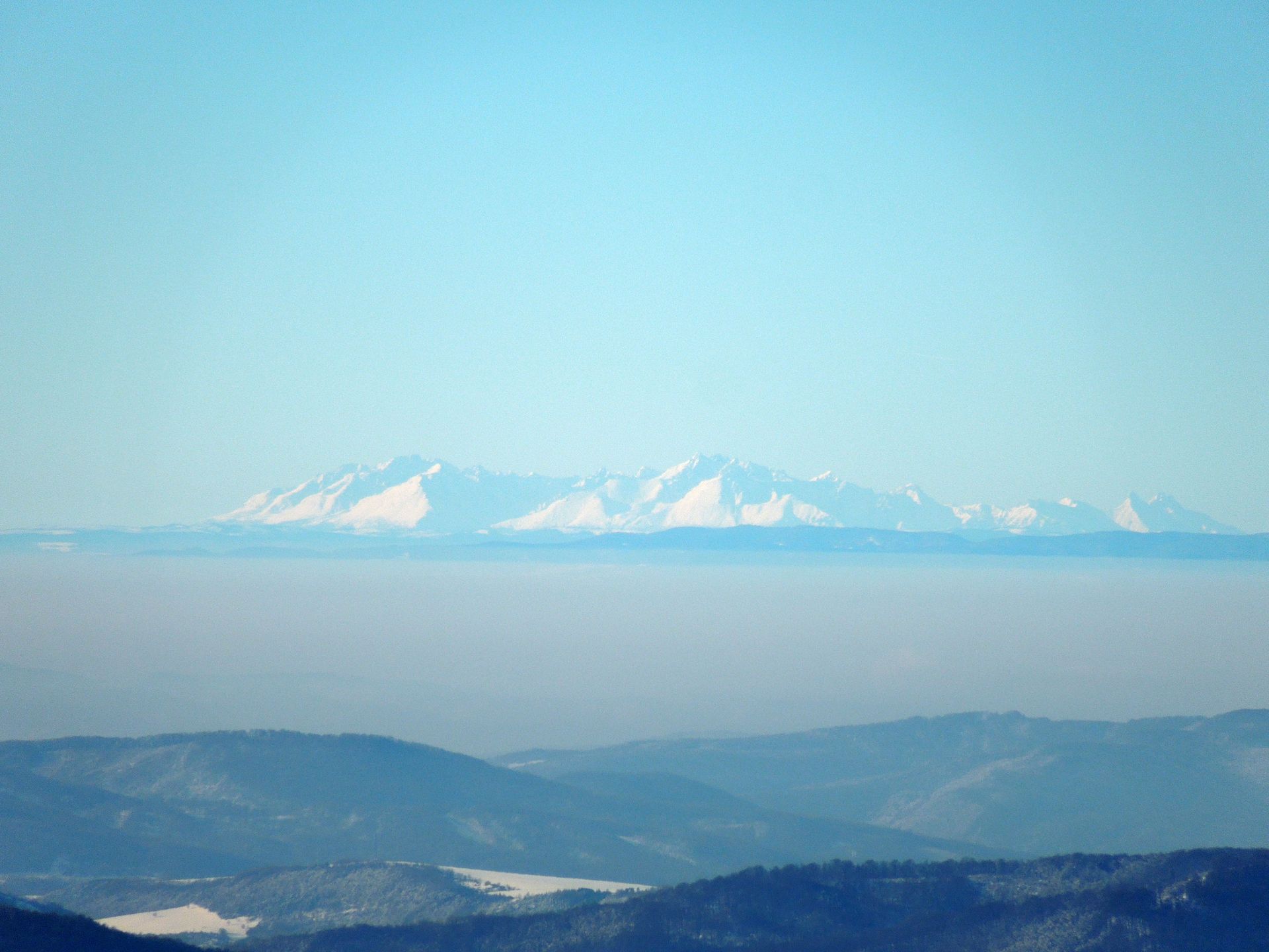 Tatry widziane z Dziurkowca