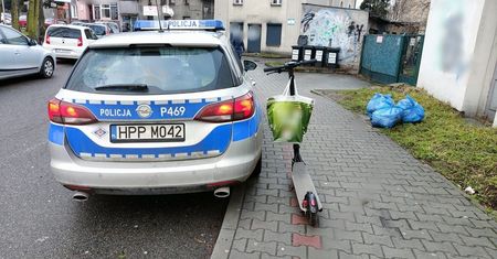 2500 zł mandatu za hulajnogę. Policja nie miała litości