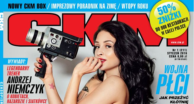 Styczniowy „CKM” z kodem zniżkowym do 900 restauracji. Na okładce Anna Matysiak