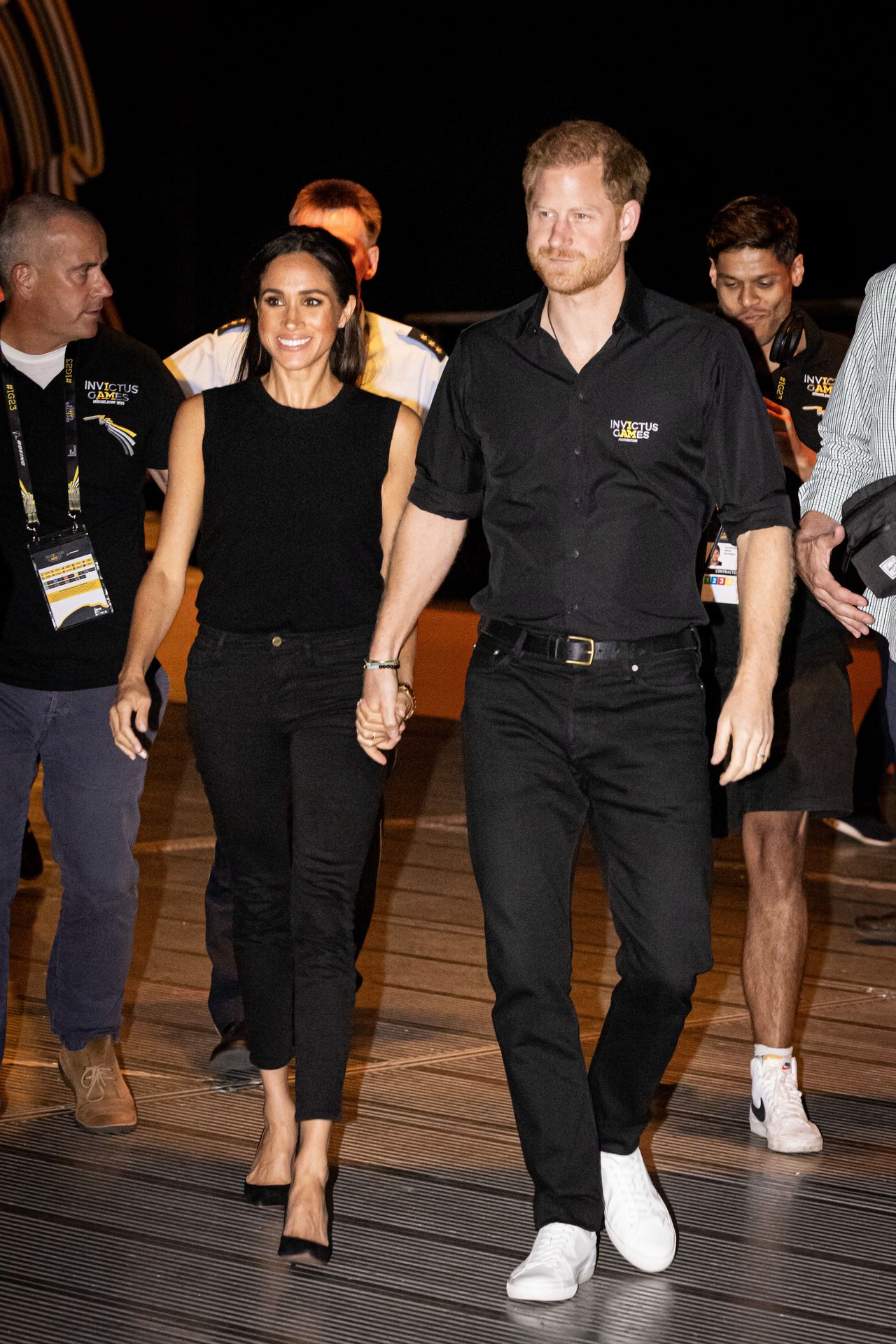 Meghan Markle and Prince Harry during the Invictus Games 2023