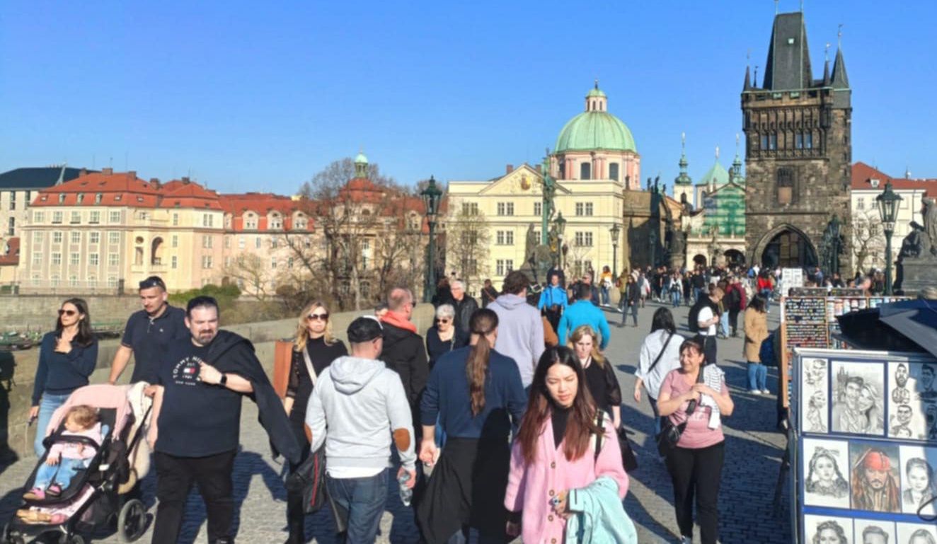 W Pradze często mówić o braku sezonu - tam turyści są zawsze