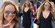 Odchudzona Mariah Carey chwali się ciałem w "małej czarnej"