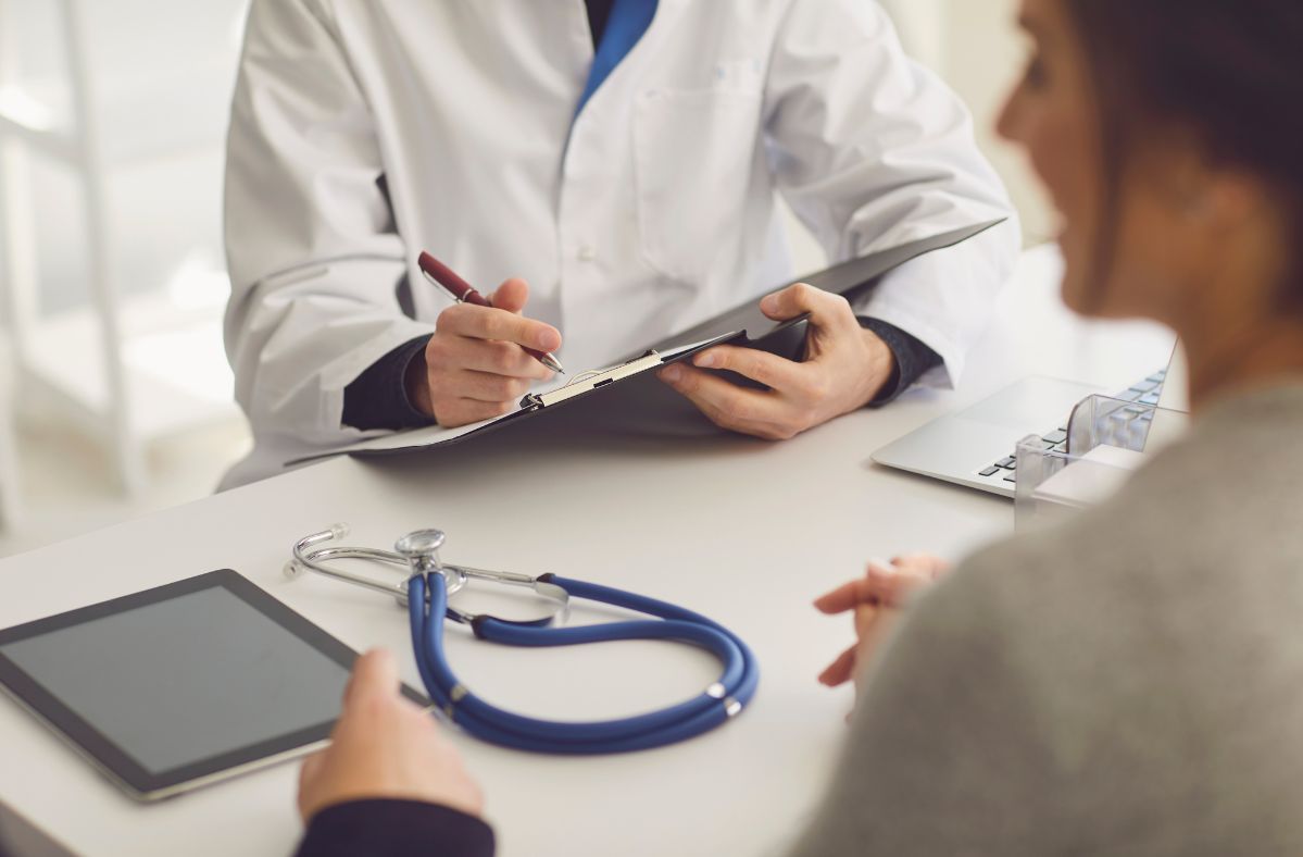 A white coat and stethoscope - a symbol of doctors