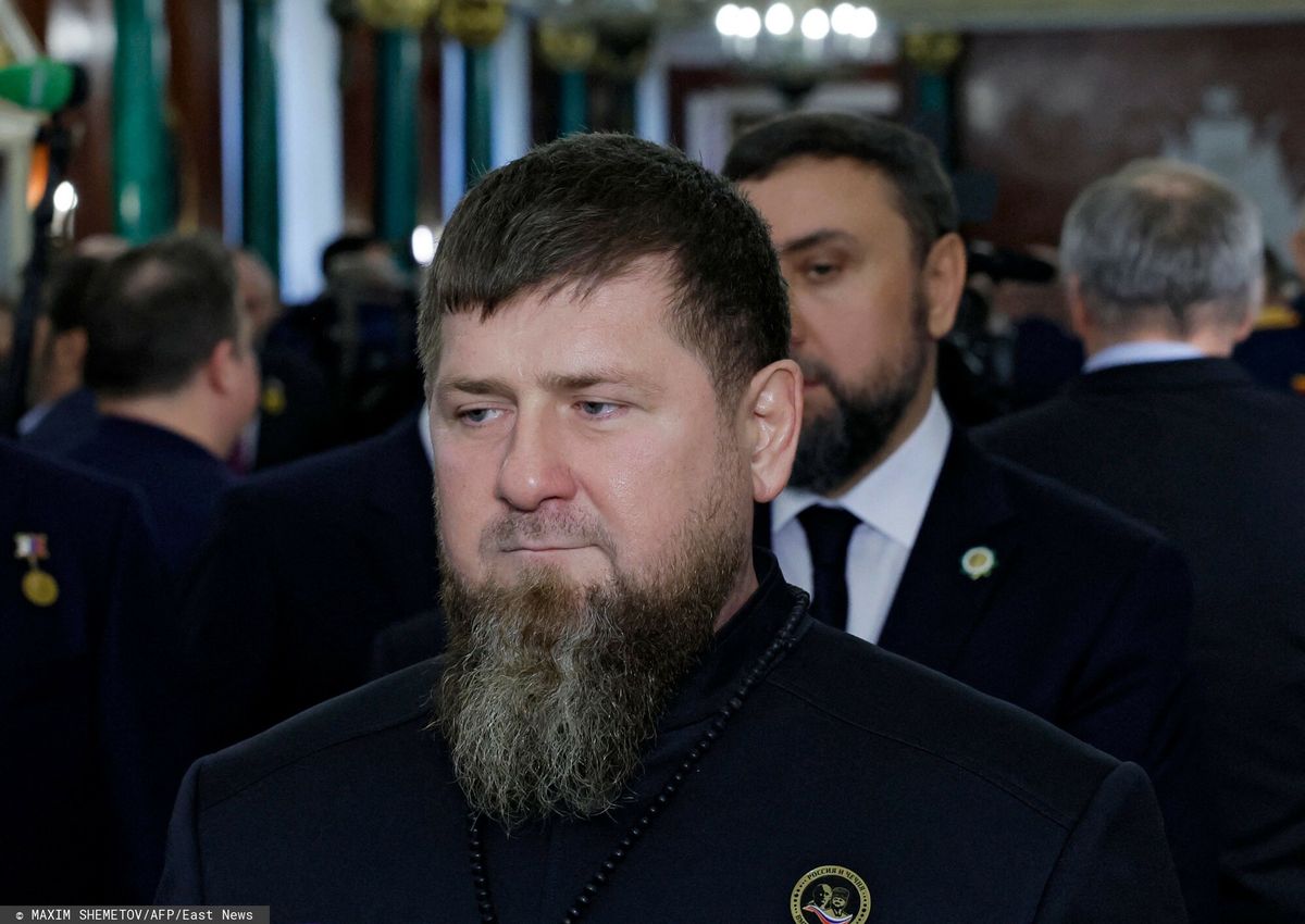 Przywódca Czeczenii Ramzan Kadyrow był jednym z gości uroczystości zaprzysiężenia Władimira  Putina na prezydenta Rosji