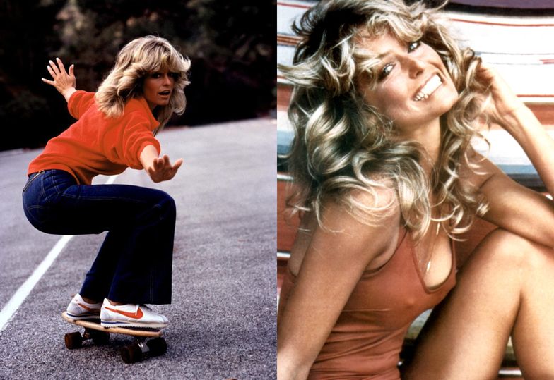 Farrah Fawcett na słynnych plakatach z 1976 roku