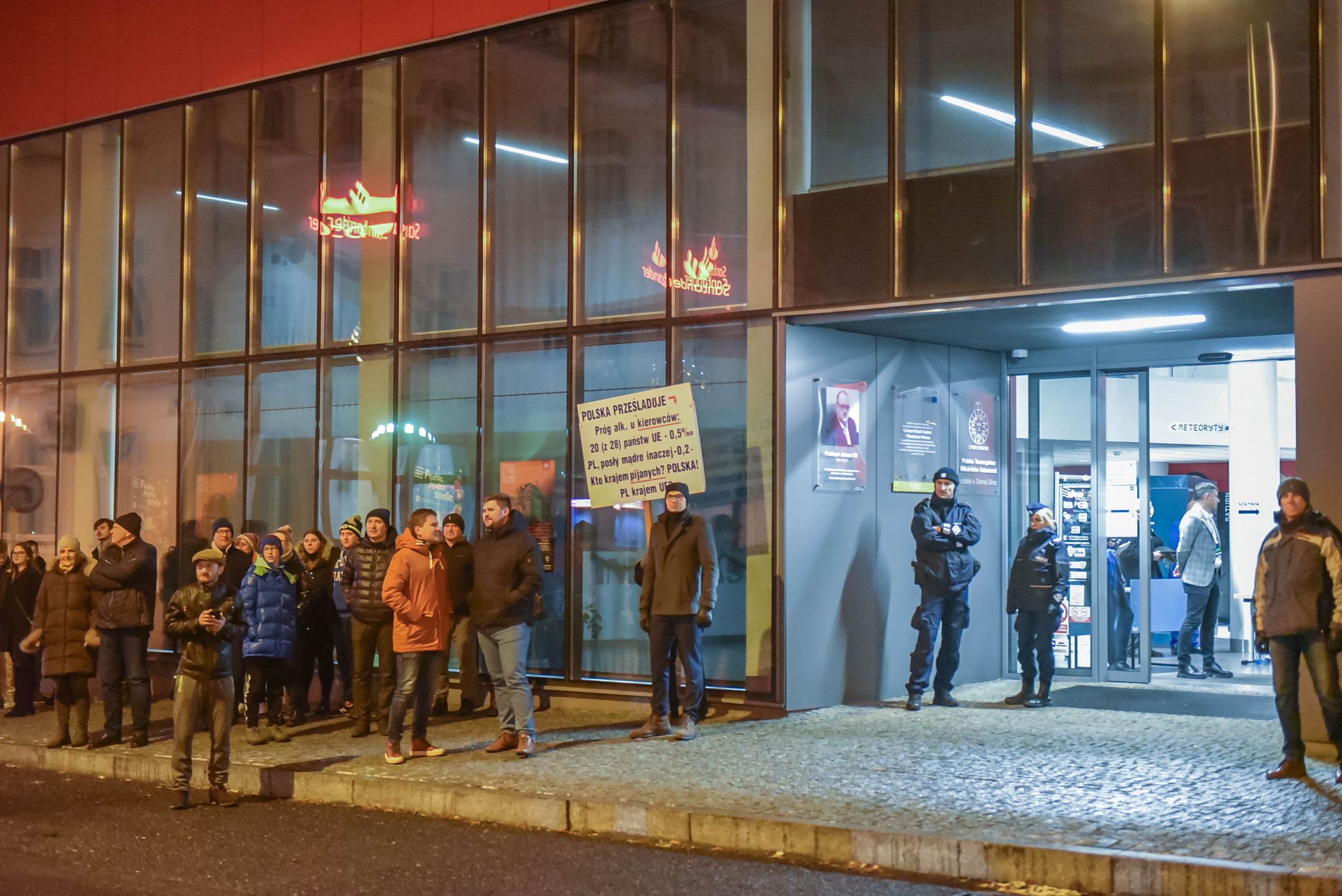 Zielona Góra. Okolice planetarium miejskiego