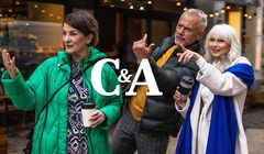 Wanda Romanowska, Jolanta Kopeć i Radosław Olejniczak w reklamie C&amp;A