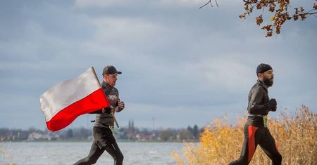 Bieg Niepodległości nad Zalewem Zemborzyckim w Lublinie