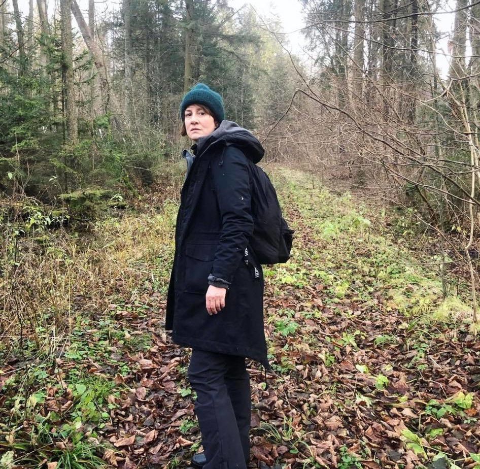 Maja Ostaszewska niesie pomoc uchodźcom na polskiej granicy