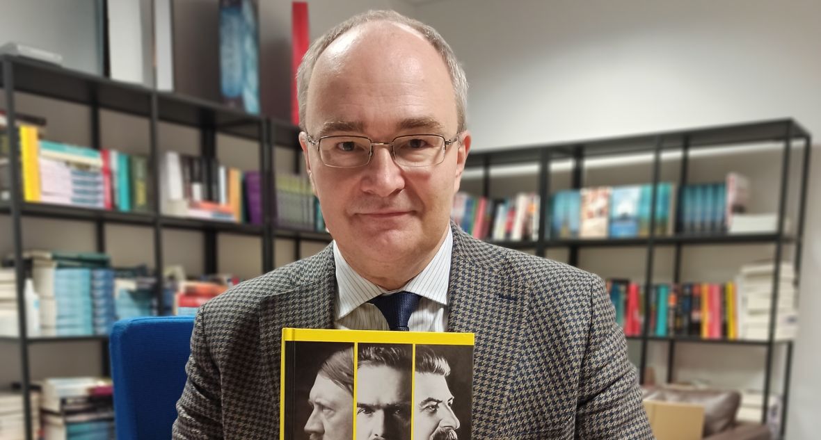 Dr Krzysztof Rak, historyk, autor książki "Piłsudski. Między Stalinem a Hitlerem"