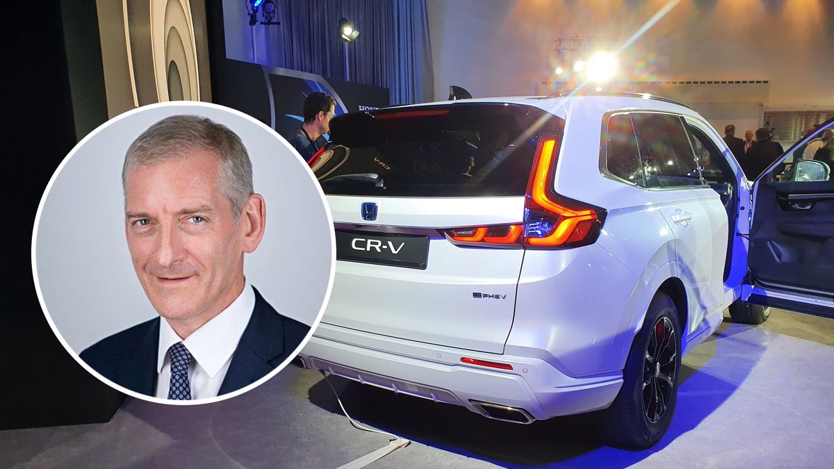 Tom Gardner prezentował w ostatnich dniach nowości Hondy, w tym nowego CR-V