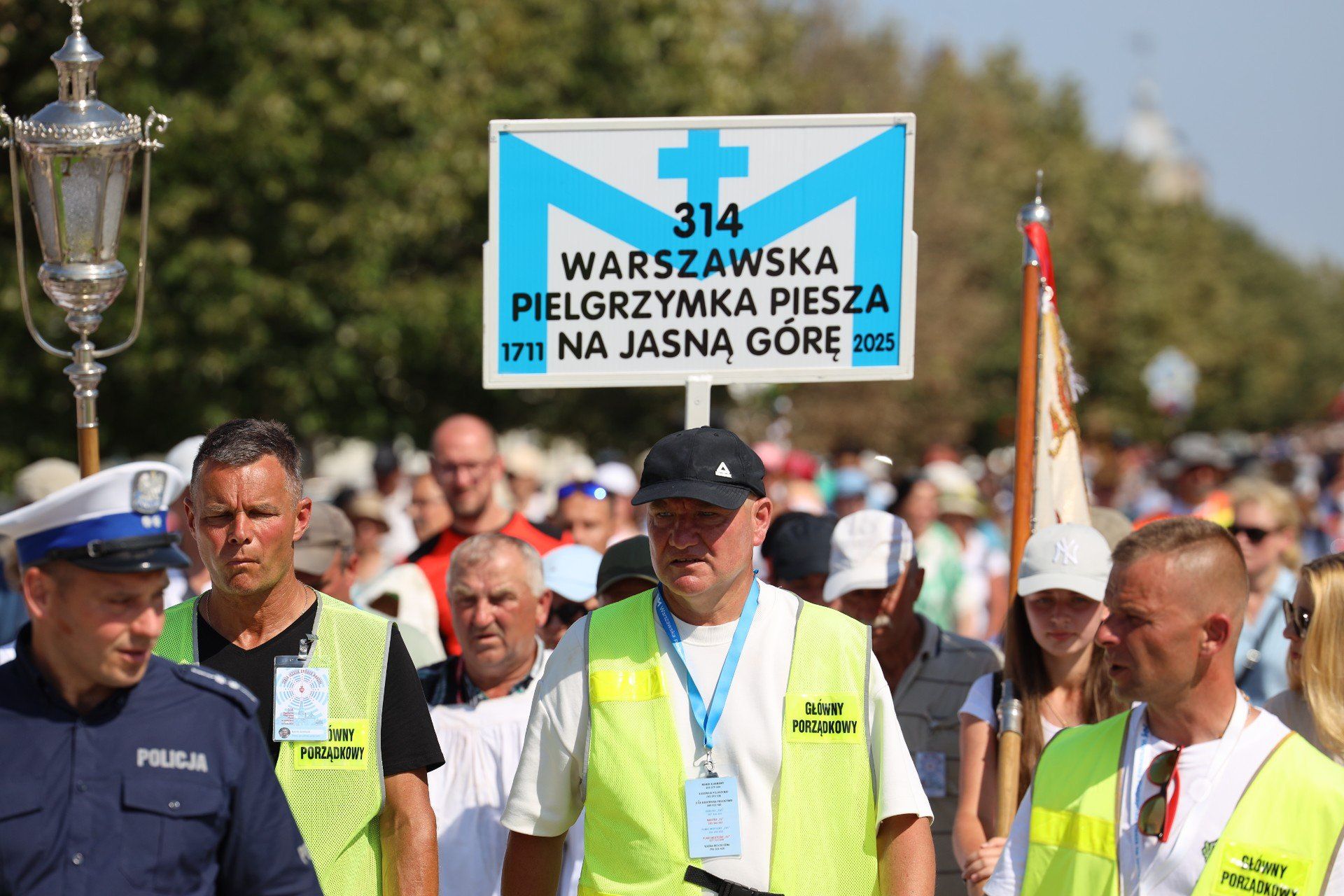Pielgrzymka Warszawska 2025 w Częstochowie. Jasna Góra