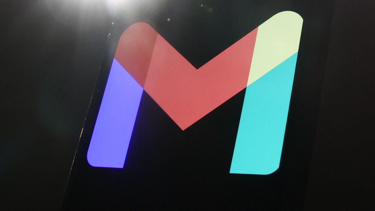 Lights and Gmail logo displayed on a phone screen are seen in this illustration photo taken in Krakow, Poland on December 27, 2023. (Photo by Jakub Porzycki/NurPhoto via Getty Images)