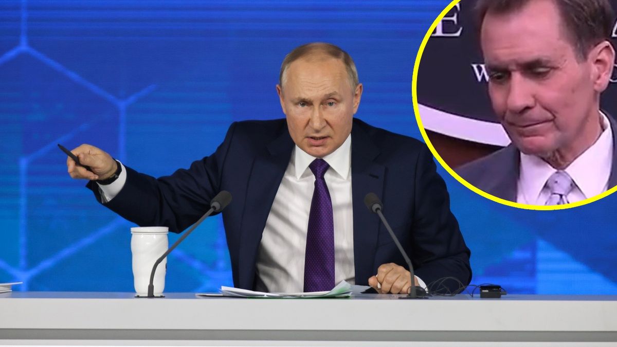 Rzecznik Pentagonu wydawał się bardzo przejęty, gdy mówił o zbrodniach Putina 