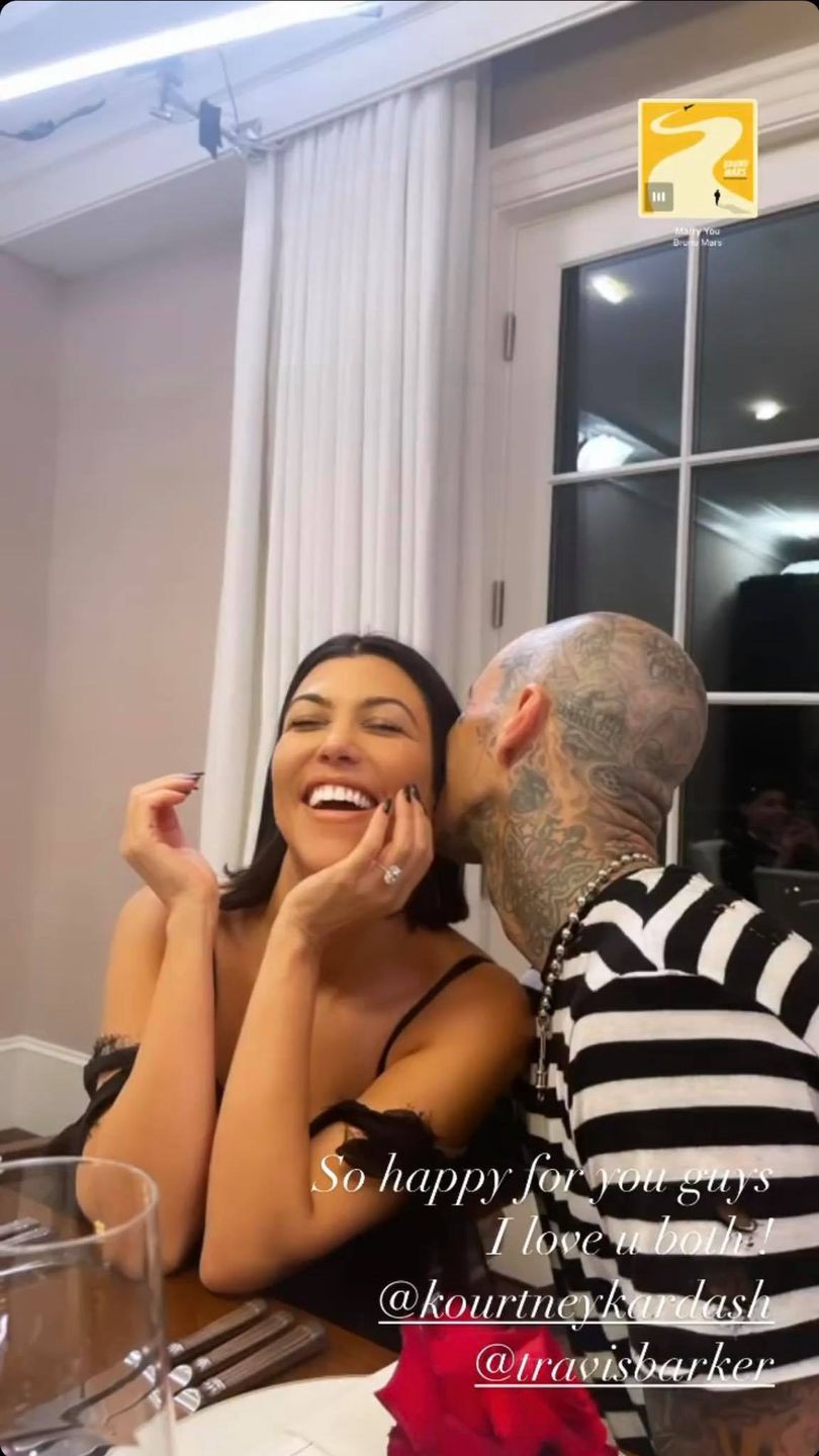 Kourtney Kardashian i Travis Barker się zaręczyli