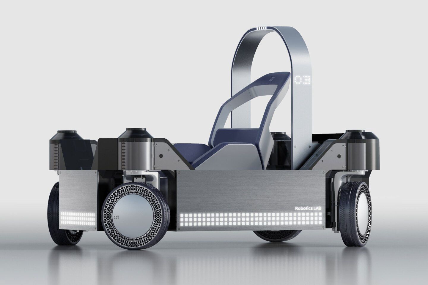Autonomiczny pojazd z oponami Hankook i-Flex