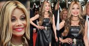 Szczupła La Toya Jackson pozdrawia z czerwonego dywanu w Cannes