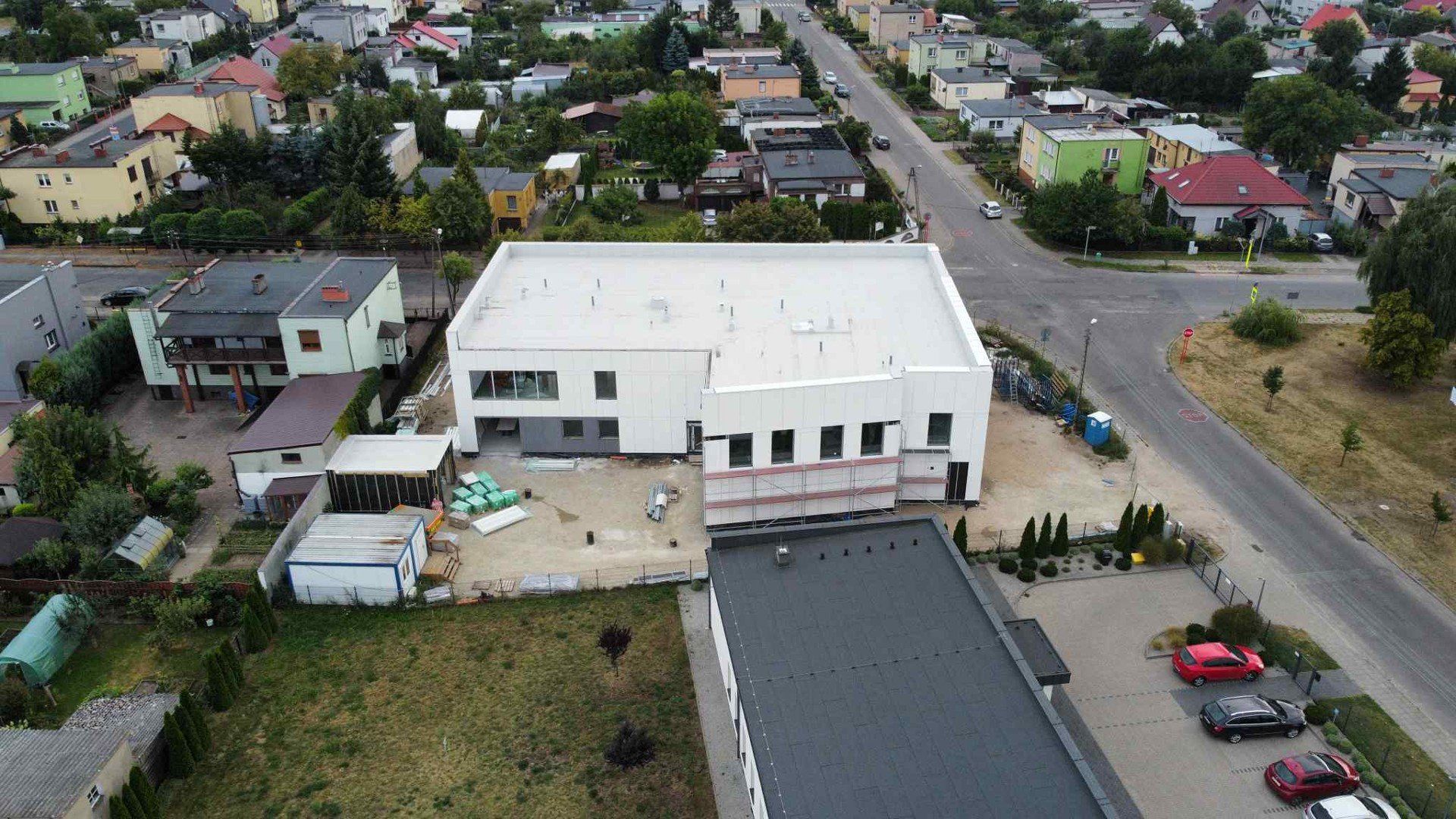 Postępy prac przy budowie nowej siedziby Prokuratury Rejonowej w Wągrowcu