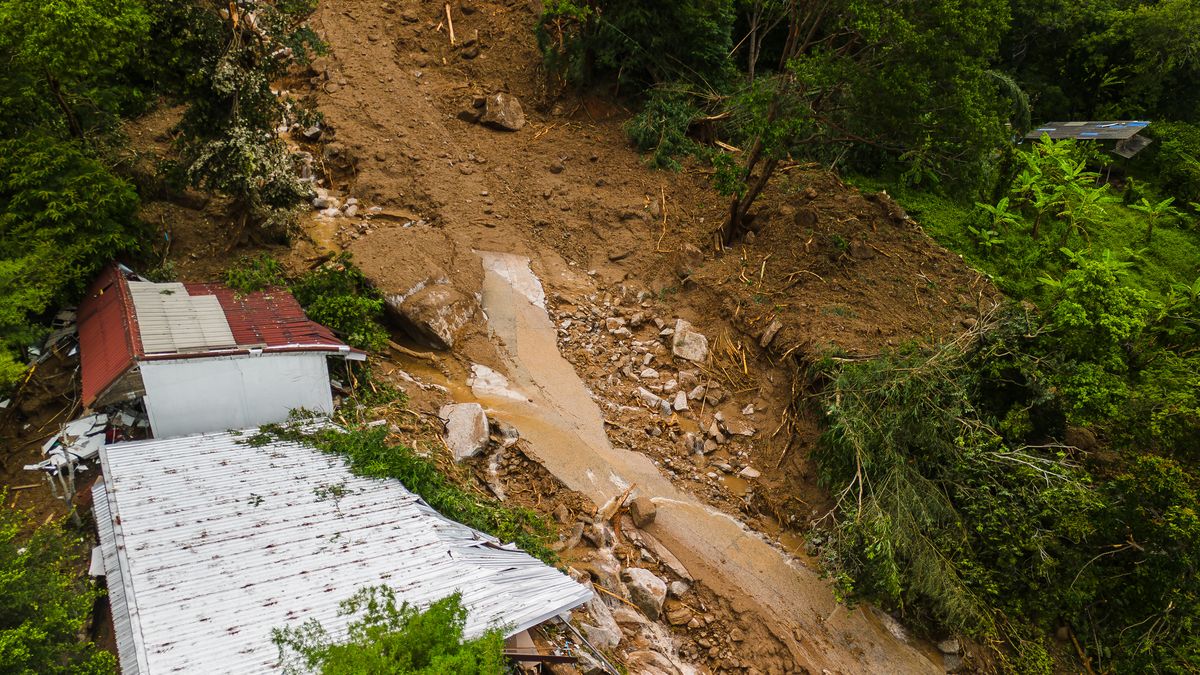 Lawina błotna — zdjęcie ilustracyjne