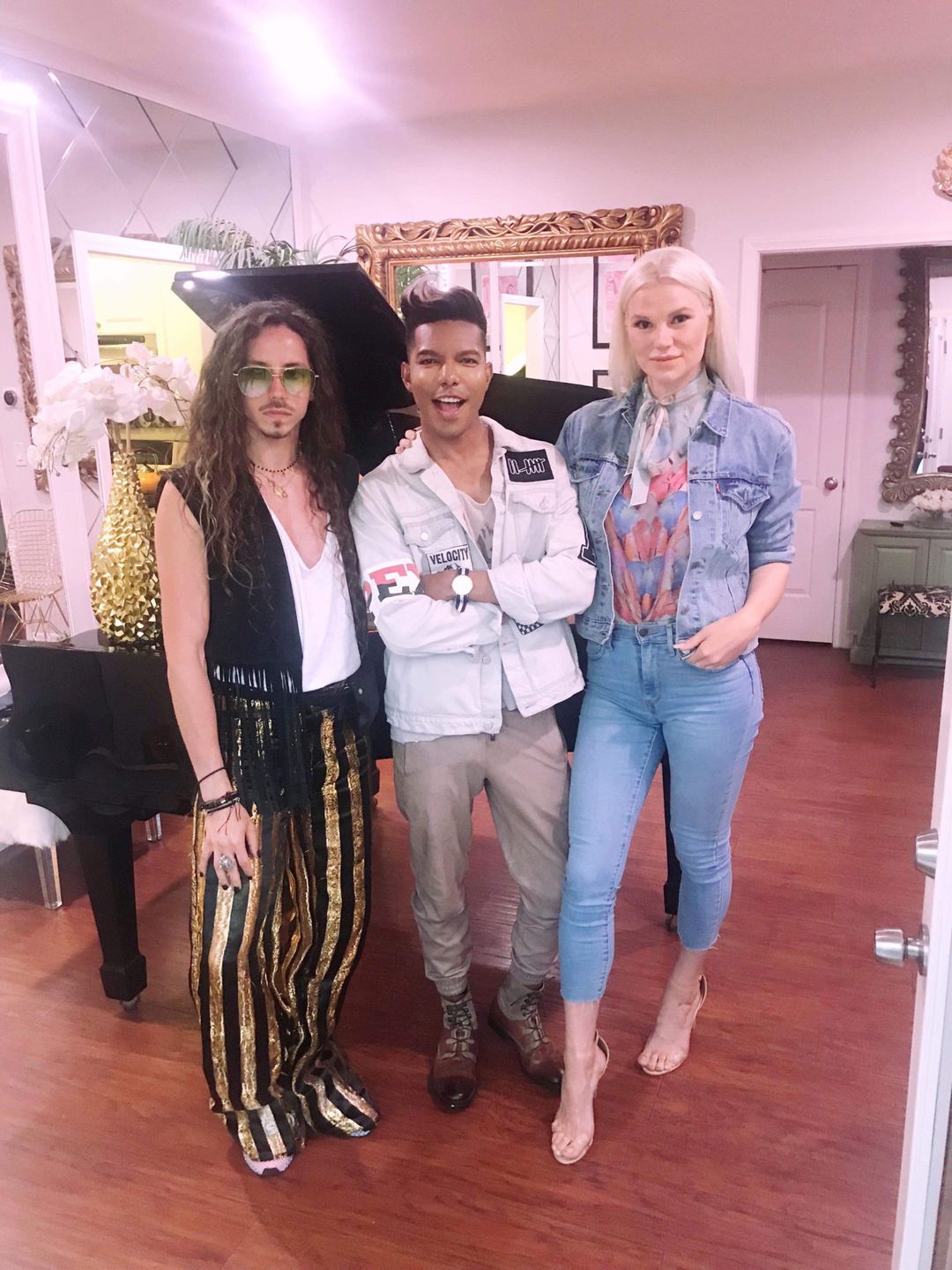 Michał Szpak z siostrami Oliferuk szaleją w Los Angeles