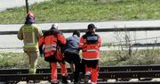 Warszawa: Rowerzysta z rowerem przechodził przez tory. Został potrącony przez pociąg
