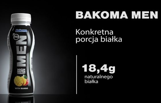 „Zbuduj w sobie męską siłę” w kampanii jogurtu Bakoma Men (wideo)
