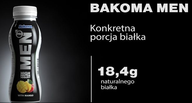 „Zbuduj w sobie męską siłę” w kampanii jogurtu Bakoma Men (wideo)