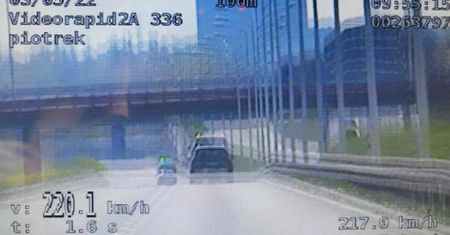 Jechał mercedesem 220 km/h na al. Solidarności. Trafił na policjantów z grupy Speed