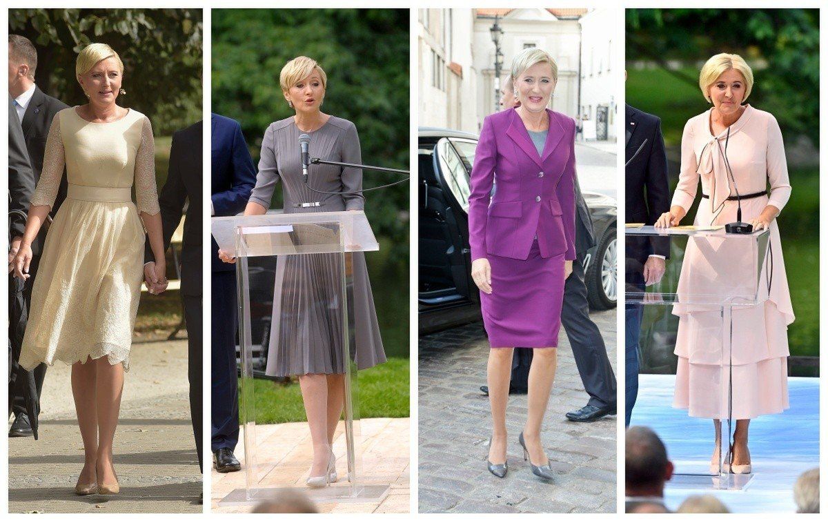 Agata Korhauser-Duda nosi kolory, które odejmują lat. Oto styl dla pań po 50-tce