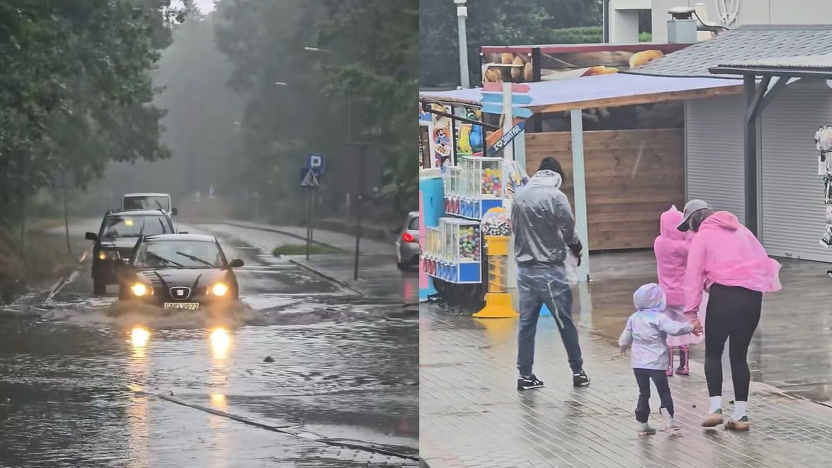 Dramat turystów w Stegnie. Pokazali nagranie