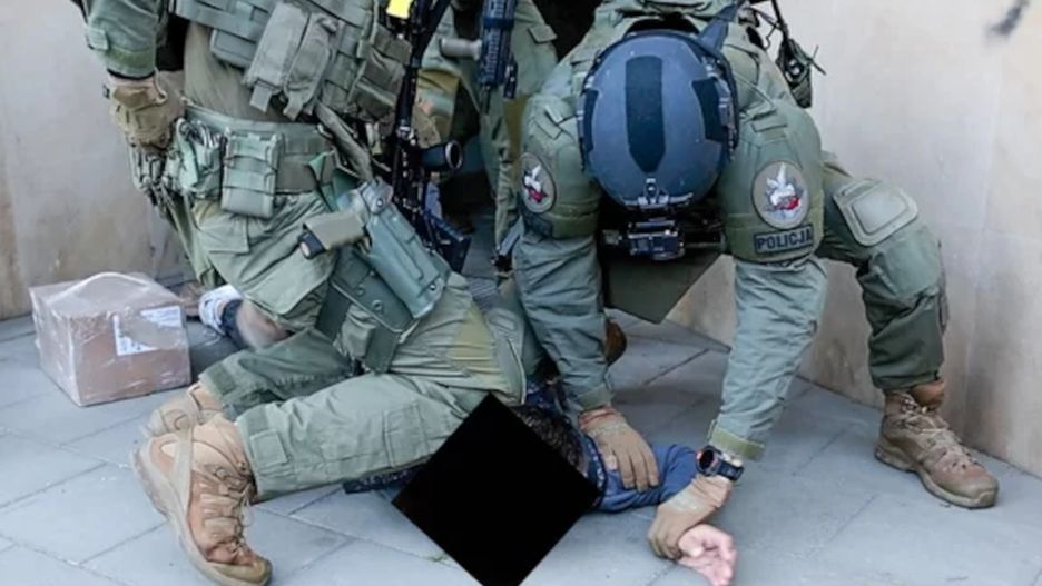 Międzynarodowa akcja CBŚP w Poznaniu.