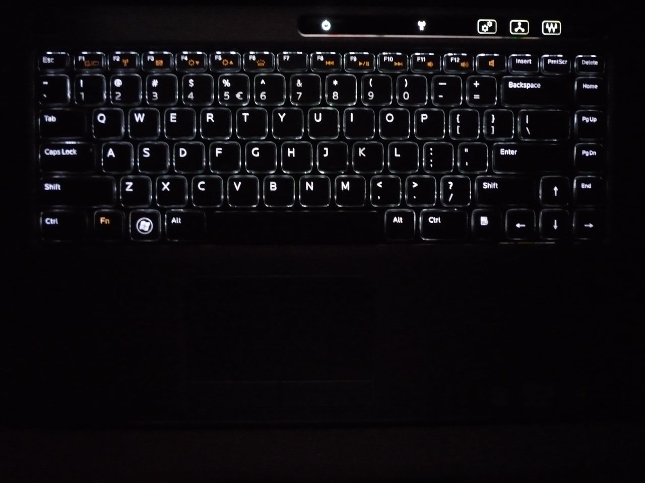 Dell XPS 15 L502x - podświetlenie klawiatury