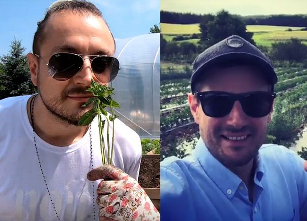 Baron i Antoni Pawlicki promują ekologię w śniadaniówce: "Przesadziłem cebulę, to bardzo ciężka praca"