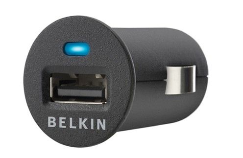 Minimalistyczna samochodowa ładowarka USB Belkin Micro Auto Charger