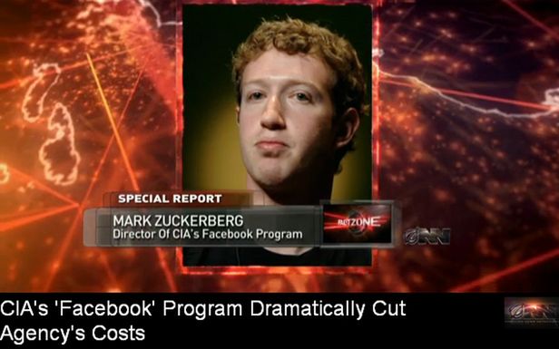 Agent CIA Mark Zuckerberg (Fot. The Onion)