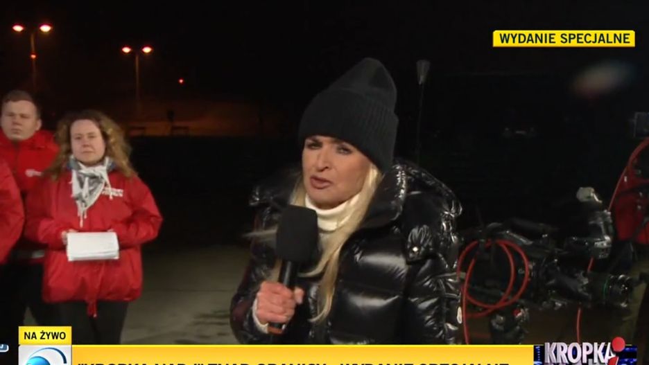 Apel Moniki Olejnik ws. migrantów. Dziennikarka pojechała do Michałowa