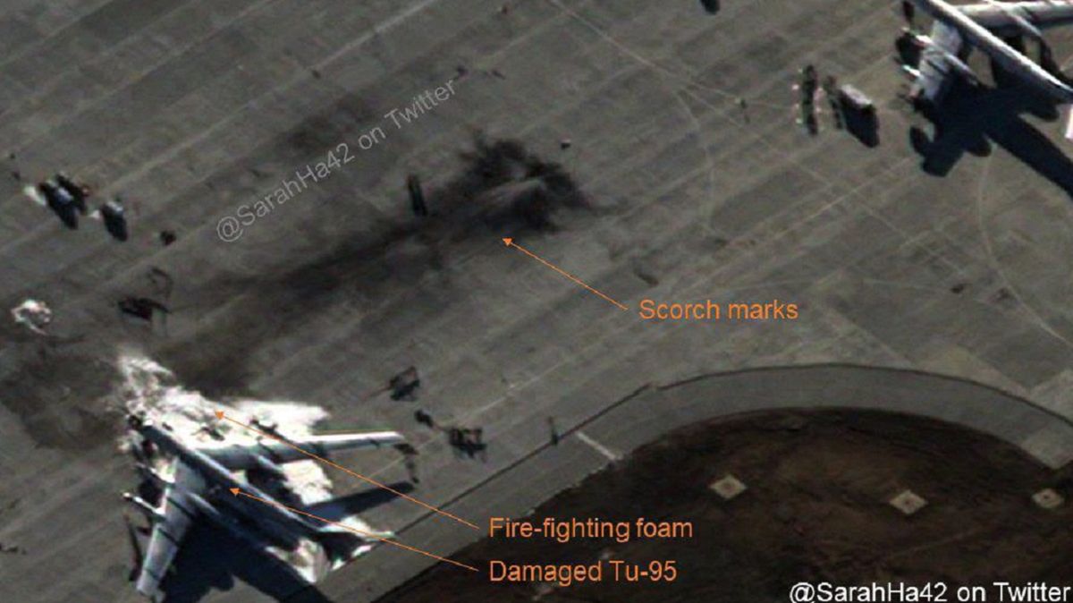 Atak na lotnisko wojskowe w rosyjskim Engelsie 