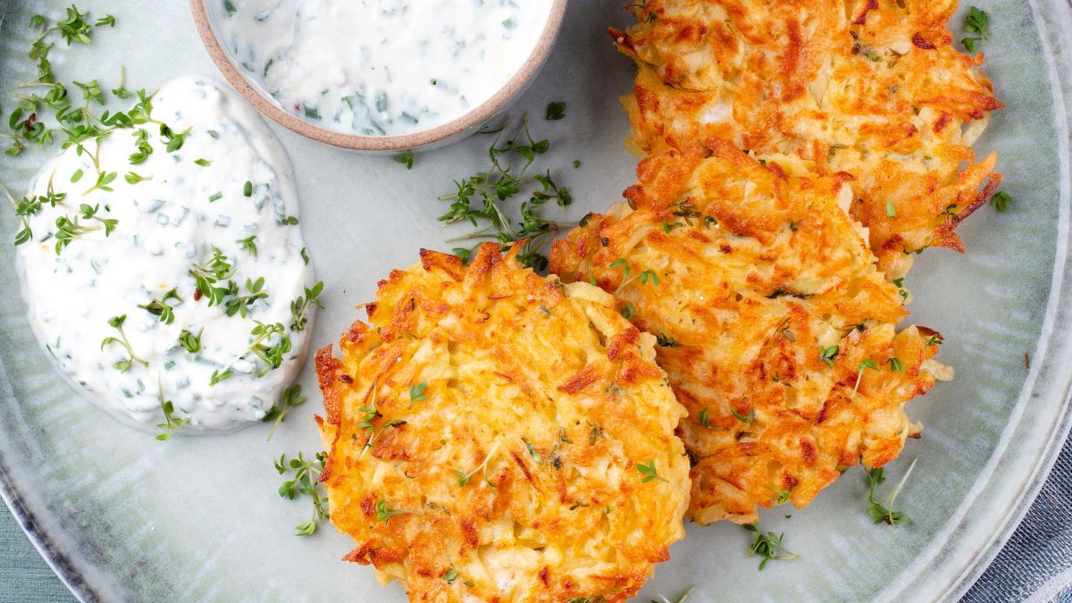 Placki ziemniaczane z porem są pyszne